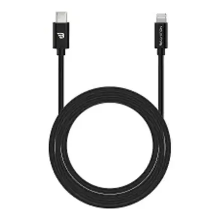 بايكرون كابل USB-C إلى Lightning بطول 1.2 متر 3A – أسود