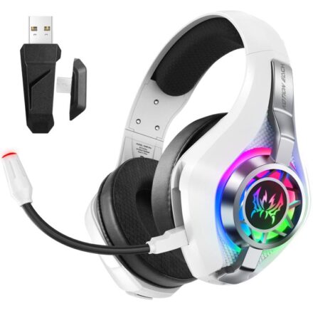 ⁧سماعة الألعاب KOTION EACH GS400 Ultra فوق الأذن، سلكية، تعمل بتقنية البلوتوث، بتردد 2.4 جيجاهرتز، ثلاثية الأوضاع⁩, GS400 Ultra