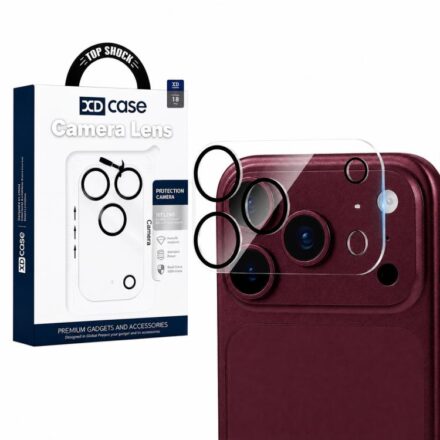 ⁧فيلم كاميرا خلفية مدمج من الزجاج المقوى بتقنية الطباعة الحريرية من XDcase⁩, For iPhone 18, For iPhone 18 Pro, For iPhone 18 Pro Max
