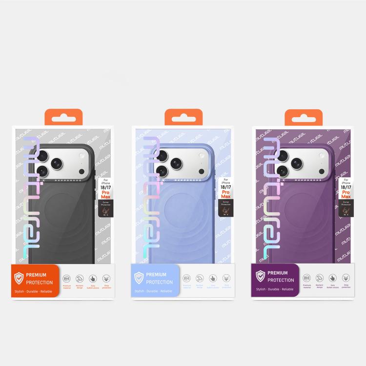 جراب هاتف هجين مغناطيسي من البولي كربونات والبولي يوريثين الحراري من سلسلة Mutural Ripple, For iPhone 18 Pro, For iPhone 18 Pro Max - الصورة 7