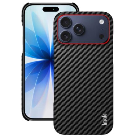 ⁧جراب هاتف من سلسلة إيماك رويي ذو حلقة حمراء بنسيج ألياف الكربون⁩, For iPhone 18 Pro, For iPhone 18 Pro Max, For iPhone 17 Pro Max, For iPhone 17 Pro