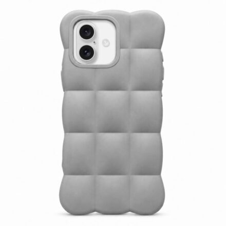 ⁧جراب هاتف مربع من مادة TPU بلون موحد على شكل سحابة⁩, For iPhone 18, For iPhone 18 Pro, For iPhone 18 Pro Max, For iPhone 17 Pro Max, For iPhone 17 Pro, For iPhone 17