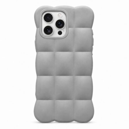 ⁧جراب هاتف مربع من مادة TPU بلون موحد على شكل سحابة⁩, For iPhone 16 Pro Max, For iPhone 16 Pro, For iPhone 16 Plus, For iPhone 16, For iPhone 15 Pro Max, For iPhone 15 Pro