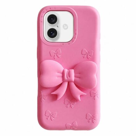 ⁧جراب هاتف سيليكون ثلاثي الأبعاد على شكل فيونكة لطيفة⁩, For iPhone 18, For iPhone 18 Pro, For iPhone 18 Pro Max, For iPhone 17 Pro Max, For iPhone 17 Pro, For iPhone 17, For iPhone 16 Pro Max, For iPhone 16 Pro, For iPhone 16 Plus, For iPhone 16...