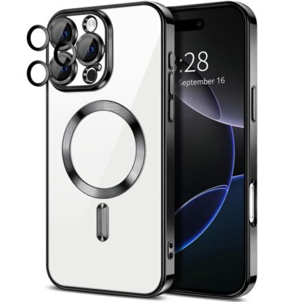XDcase Electroplated TPU Magnetic Phone Case with Lens Film, For iPhone 16 Pro Max, For iPhone 16 Pro, For iPhone 16, For iPhone 15 Pro Max, For iPhone 15 Pro