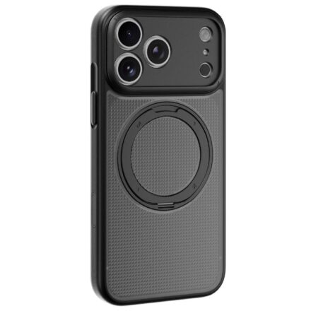 MOMAX SOMA Crystal Ice Cube Rotating Invisible Holder Magnetic Phone Case, For iPhone 18 Pro, For iPhone 18 Pro Max