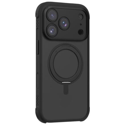 MOMAX SOMA Hoop Rotating Invisible Holder Magnetic Phone Case, For iPhone 18 Pro, For iPhone 18 Pro Max