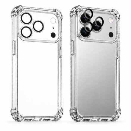 XDcase Four-corner Shockproof TPU Phone Case with Lens Film, For iPhone 18 Pro, For iPhone 18 Pro Max, For iPhone 17e / 16e, For iPhone 17 Pro Max, For iPhone 17 Pro, For iPhone 17, For iPhone Air, For iPhone 16 Pro Max, For iPhone 16 Pro, For iPhone 1...