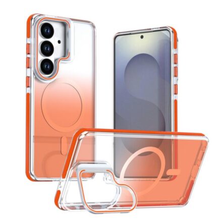Vibrant Gradient Lens Kickstand Magnetic Phone Case, For Galaxy S26+ 5G, For Galaxy S26 Ultra 5G, For Galaxy S26 5G, For Galaxy A57 5G, For Galaxy A36 / A56 / A37 5G