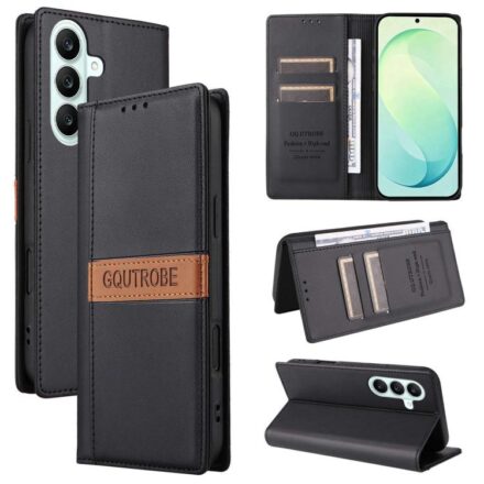 GQUTROBE G06 RFID Blocking Multiple Card Slots Wallet Vegan Leather Phone Case, For Galaxy S26 FE 5G, For Galaxy S26+ 5G, For Galaxy S26 Ultra 5G, For Galaxy S26 5G, For Galaxy S25 FE 5G, For Galaxy S25 Edge 5G, For Galaxy S24 / S25 5G...