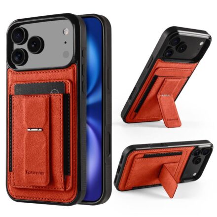 Forwenw F9 Holder Card Wallet PU Phone Case, For iPhone 18 Pro, For iPhone 18 Pro Max, For iPhone 17 Pro Max, For iPhone 17 Pro, For iPhone 17, For iPhone 16 Pro Max, For iPhone 16 Pro, For iPhone 16 Plus, For iPhone 16