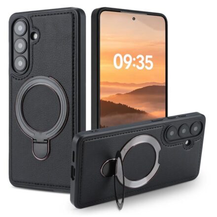 F12 360 Rotation Magnetic Holder PU Phone Case, For Galaxy S26+ 5G, For Galaxy S26 Ultra 5G, For Galaxy S26 5G, For Galaxy S25 5G, For Galaxy S25+ 5G, For Galaxy S25 Ultra 5G, For Galaxy S24 Ultra 5G, For Galaxy S24+ 5G, For Galaxy S24 5G