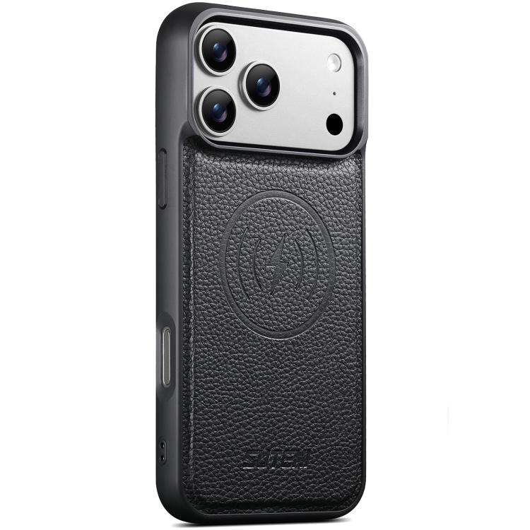 جراب هاتف سوتيني G5 كبير الحجم من الجلد النباتي بنقشة الليتشي مع ظهر مغناطيسي, For iPhone 18, For iPhone 18 Pro, For iPhone 18 Pro Max, For iPhone 17 Pro Max, For iPhone 17 Pro, For iPhone 17, For iPhone 16 Pro Max, For iPhone 16 Pro, For iPhone 16 P...