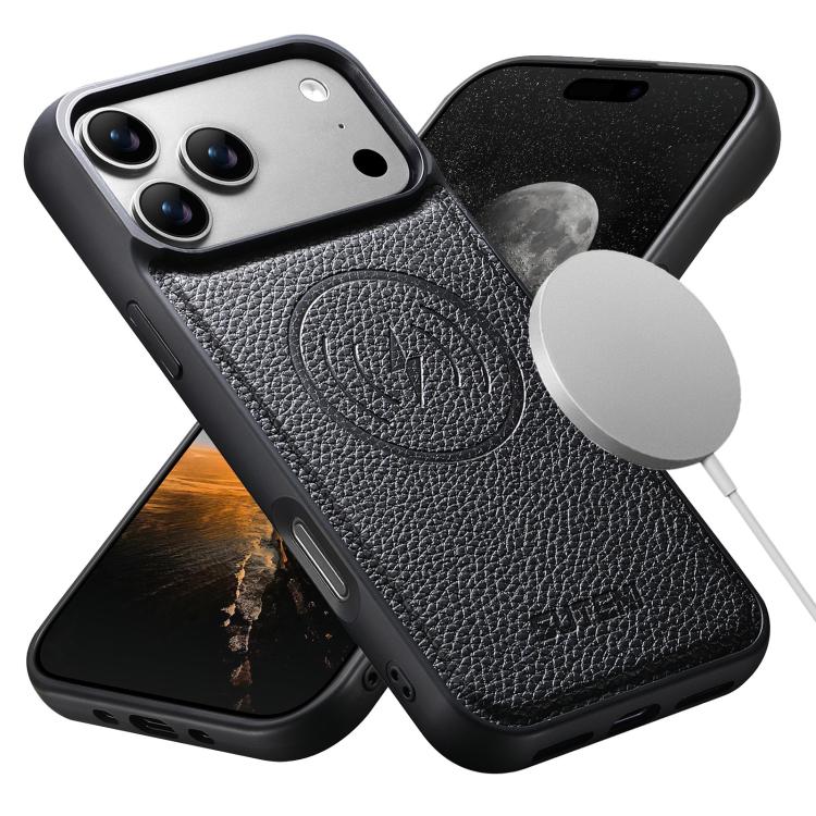 جراب هاتف سوتيني G5 كبير الحجم من الجلد النباتي بنقشة الليتشي مع ظهر مغناطيسي, For iPhone 18, For iPhone 18 Pro, For iPhone 18 Pro Max, For iPhone 17 Pro Max, For iPhone 17 Pro, For iPhone 17, For iPhone 16 Pro Max, For iPhone 16 Pro, For iPhone 16 P... - الصورة 2