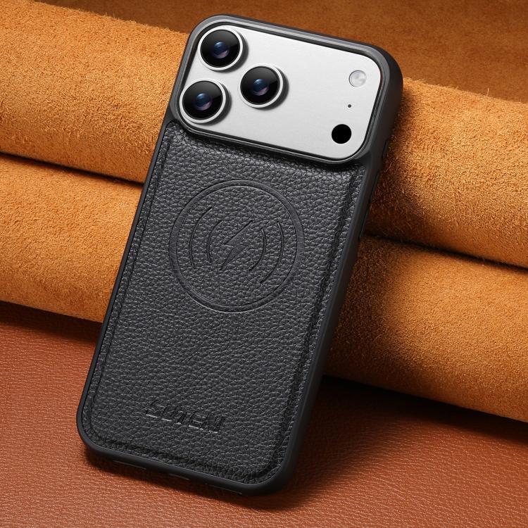 جراب هاتف سوتيني G5 كبير الحجم من الجلد النباتي بنقشة الليتشي مع ظهر مغناطيسي, For iPhone 18, For iPhone 18 Pro, For iPhone 18 Pro Max, For iPhone 17 Pro Max, For iPhone 17 Pro, For iPhone 17, For iPhone 16 Pro Max, For iPhone 16 Pro, For iPhone 16 P... - الصورة 4