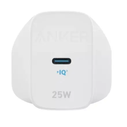 أنكر 312 شاحن جداري 25 واط USB-C – أبيض