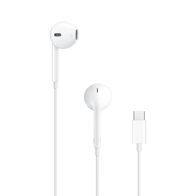 سماعات أبل سلكية بموصل USB-C – أبيض