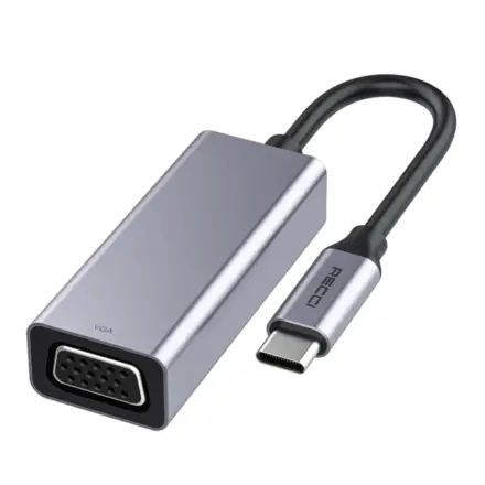ريتشي محول HUB بمنفذ USB-C – رمادي